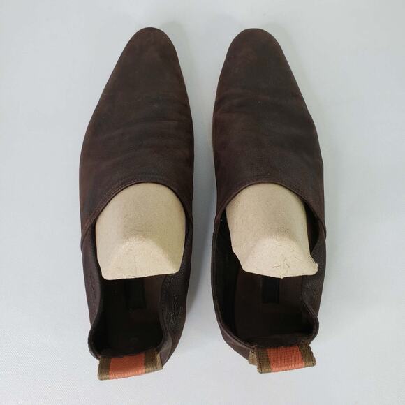 Loewe Men\'s Brown Suede Leather Loafers Shoe Size 43 US 10 Minimalist Shoes main image 8